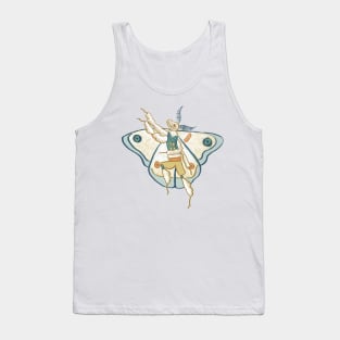 Doggerel Moth on Tip-Toe Tank Top